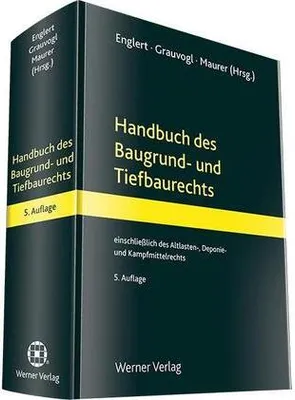 Immagine prodotto di Englert, K: Handbuch des Baugrund- und Tiefbaurechts