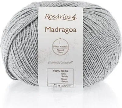 Produktbild von Rosarios 4 Madragoa Seidengarn Grautöne 50g – & Ideal für Sommerprojekte