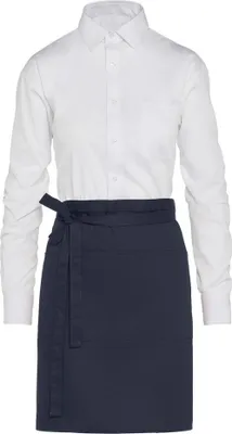 Produktbild von SG Accessories JG14P | BRUSSELS - Short Bistro Apron with Pocket 78x52 cm - Farbe: Navy - Größe: One Size