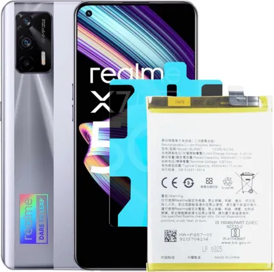 Obrázek produktu pro Náhradní baterie Tradebit pro Oppo Realme GT NEO / Q3 Pro / X7 Max BLP857 4400 mAh + těsnění, lithium-iontová baterie do mobilu, náhradní baterie, opravy