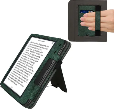 Kwmobile Case Compatible With Kobo Libra Colour Case - PU Cover W/Strap