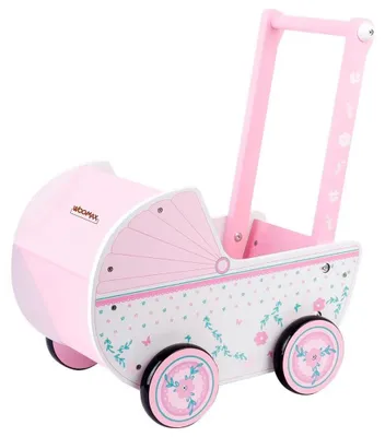 Produktbild von Woomax Holzpuppenwagen Rosa 3 Years Kinder Rosa 3 Years