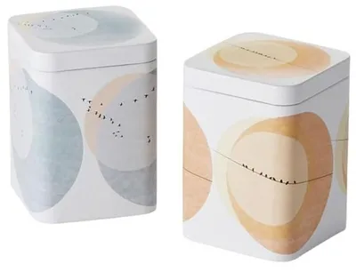 Obrázok produktu pre Pure Birds plechová čajová dóza 100 g štvorcová