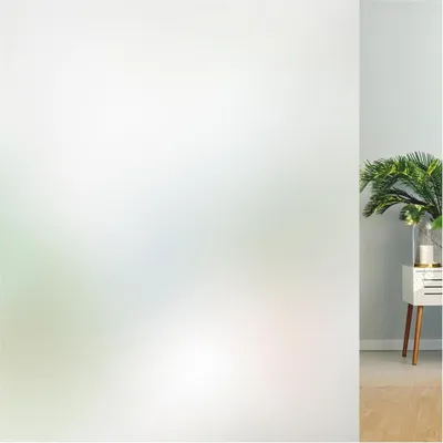 Image de Mat Raamfolie - Protection de l'intimité sans colle - Adhésion statique. Film opaque pour fenêtres, idéal pour les habitations, les bureaux et les salles de bain. Protection anti-UV et occultation
