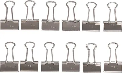 Obrázok produktu pre MAUL Sklopné svorky mauly® Pružinová oceľ Kov 12 kusov 19 mm strieborná