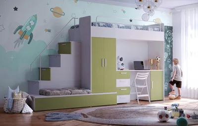 Immagine prodotto di Letto a soppalco in legno – Ideale per la cameretta dei bambini e per ottimizzare lo spazio.