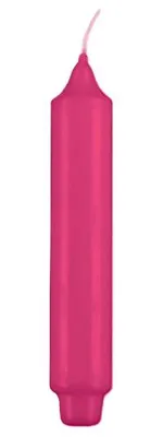 Produktbild von Stabkerzen mit Zapfenfuß Fuchsia Pink 170 x Ø 30 mm, 12 Stück