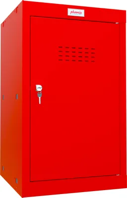 Produktbild von Phoenix CL0644RRK Würfel-Schließfach Cube Locker 87L Rot - Schlüsselschloss - Für Hause, Büro, Fitness, Schüle