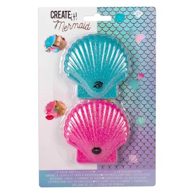 Produktbild von CREATE it! - Mermaid - Lippenbalsam & Lidschatten - 1 Set