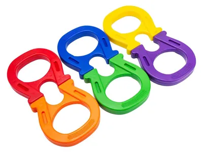 Produktbild von 6er Set Hufeisenmagnete, verschiedene Farben