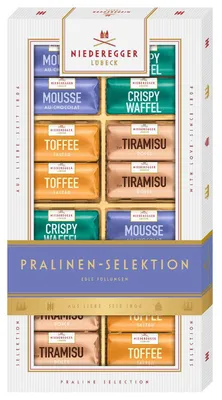 Produktbild von Niederegger Pralinen-Selektion 200g, KI-generiertes Bild