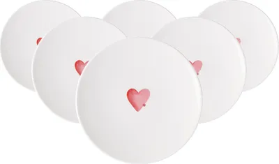 Produktbild von Villeroy & Boch With Love Frühstücksteller ø 21,2 cm Sending Love 6er Set