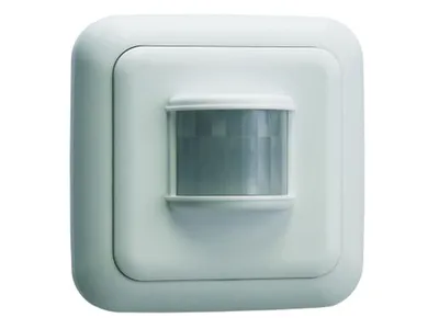 Produktbild von Smartwares Bewegungsmelder schwarz weiß Unterputz Wandhalterung 10.037.11 weiß