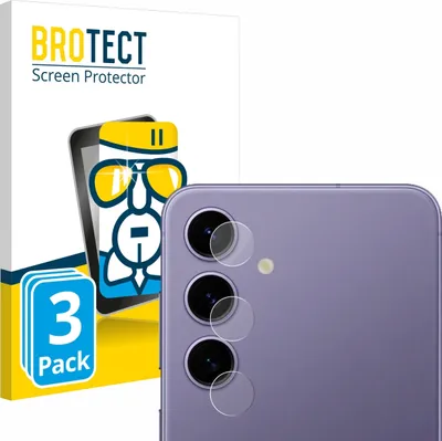 Produktbild von 3x BROTECT Schutzglas für Samsung Galaxy S24 (NUR Kameraschutz) Schutzfolie Panzer Folie Glas Display Schutz klar