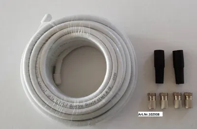 Produktbild von Wittenberg SAT-Koaxkabel Set, 4-fach geschirmt, versch. Längen Länge: 20 m