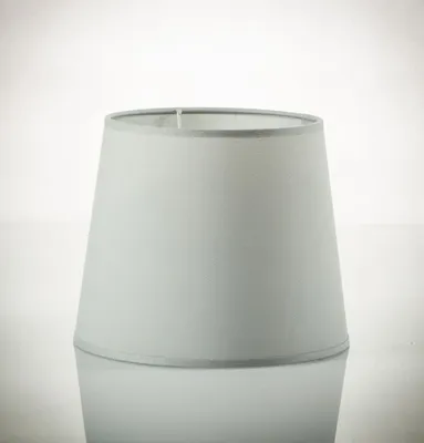 Produktbild von Lampenschirm für Pendelleuchte E27 Ø38cm konisch Grau Stoffschirm