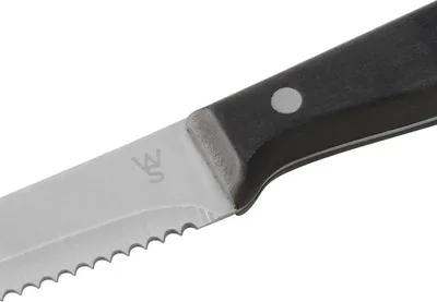 Produktbild von 30x Steakmesser Set mit POM Kunststoffgriff, 23 cm, Set, Polyoxymethylen, Chromstahl 13/0