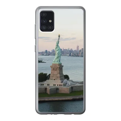 Produktbild von MuchoWow® Handyhülle Schutzhülle Hülle für Samsung Galaxy A52 5G New York - Freiheitsstatue - Amerika Silikon Softcase Handy Hülle - Umschlag