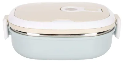 Produktbild von Isolierte Lunchboxen für warme Mahlzeiten, isolierte Thermobehälter aus Edelstahl, Zubehör für tragbare Lunchboxen (einlagig)