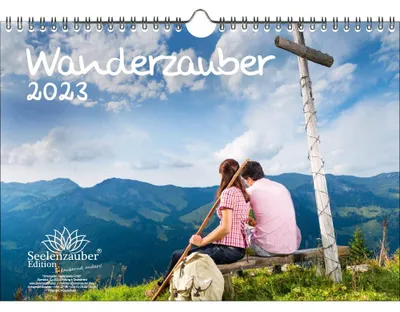 Wanderkalender 2023 A4 – Bergpanoramen, Wandkalender