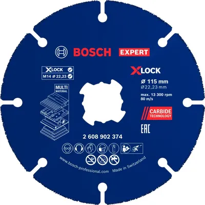 Produktbild von EXPERT Multi Material Carbide-Trennscheibe, 115 x 1.6 x 22,23 mm, X-Lock