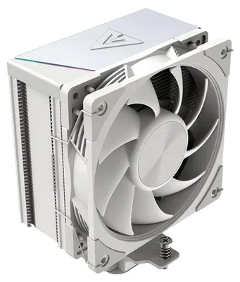 Produktbild von MODECOM Volcano 0C T721 Weiß Luftkühler, ARGB LED, 120 mm PWM Lüfter, passend für Intel und AMD