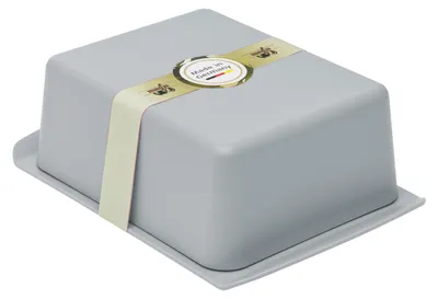 Produktbild von Magu Butterdose Silber Natur-Design 137616