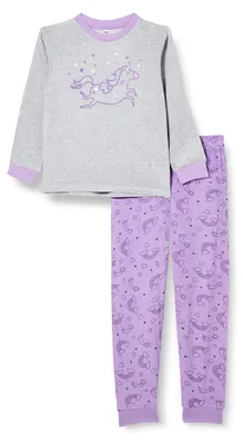 Obrázek produktu pro Playshoes, dětský pyžamo z froté, unisex, dvoudílné, motiv jednorožce, velikost 86