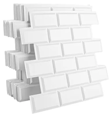 Zdjęcie produktu dla Panele ścienne 3D, samoprzylepne, PVC, 30 x 30 cm
