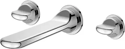 Produktbild von Wand - Waschtischarmatur ohne Ablaufgarnitur (Stöpsel) Chrom