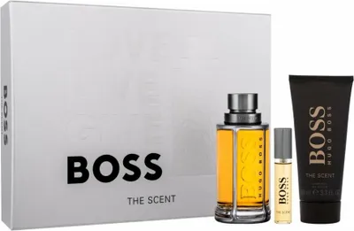 Zdjęcie produktu dla Edt Spray 100ml/Żel pod prysznic 100ml/Edt Spray 10ml Hugo Boss The Scent Giftset