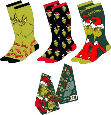 Produktbild von Der Grinch Socken 3er-Pack 38-45