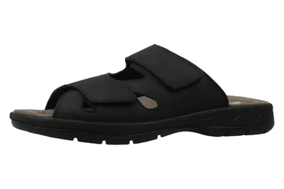 Produktbild von Jomos Pantoletten in Übergrößen Schwarz 503611 42 000 große Herrenschuhe