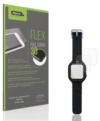 Produktbild von 2x Full Cover Schutzfolie matt für VELTIX X Pro 1.69 Panzerfolie Anti-Shock