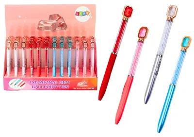 Obrázok produktu pre Guľôčkové pero s kryštálovou diamantovou modrou náplňou 0,7 mm mix