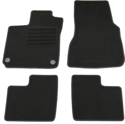 Produktbild von Fußmatten-Set für Smart ForFour W453, 11/2014-12/2021, 4-teilig, Schwarz