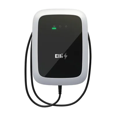 Immagine prodotto di Elli Charger Connect Wallbox (con LOGO SKODA) – 11 kW, cavo tipo 2 da 7,5 m, RFID, WLAN/LAN