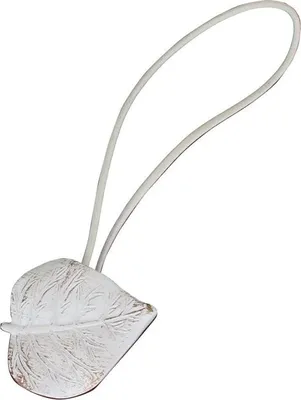 Immagine prodotto di Fermacravatta in resina con magnete, bianco/oro