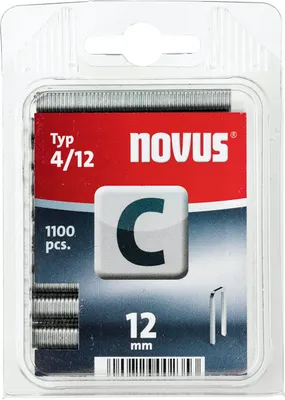 Produktbild von Steinel Schmalrückenklammer Typ 4 Länge 12 x Breite 6 mm verzinkt Novus - 042/0389