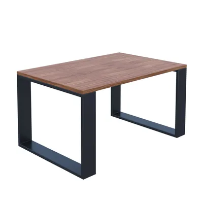 Obrázok produktu pre AKKE Burgundský konferenčný stolík s čiernymi nohami DxŠxV: 100x55x55 cm