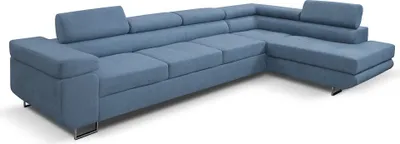 Produktbild von FurMeb24 - Ecksofa AVIO L BIS - RECHTE SEITE , Sofa mit  Bettk€sten und Schlaffunktion - VENA 06