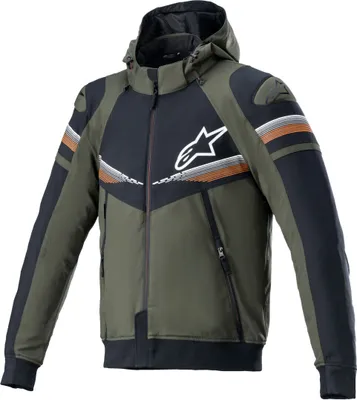 Produktbild von Alpinestars Sektor V2 Motorrad Hoodie, grün/schwarz, M