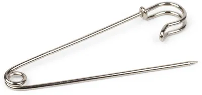 Produktbild von styleBREAKER einfache Schmucknadel für Ponchos, Tücher oder Schals, Sicherheitsnadel, Schmuck Nadel, Uni 05050022