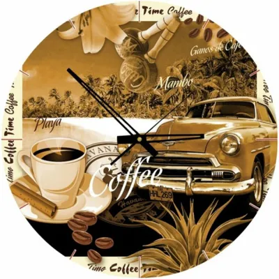 Productafbeelding van ART PUZZLE: Puzzelklok, koffiekop, 570 stukjes
