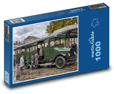 Obrázok produktu pre Puzzle 1000 Autobus z dvadsiatych rokov - martinpuzzle
