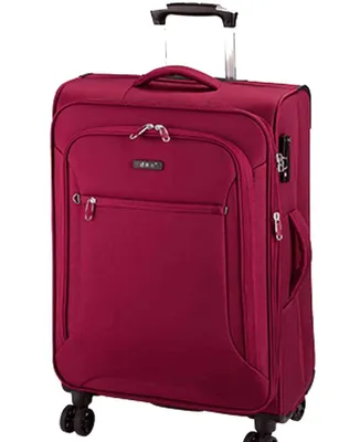 Produktbild von Koffer 78 cm groß Leicht Weicher Stoff Rollen Trolley Rot 120 Liter Bowatex