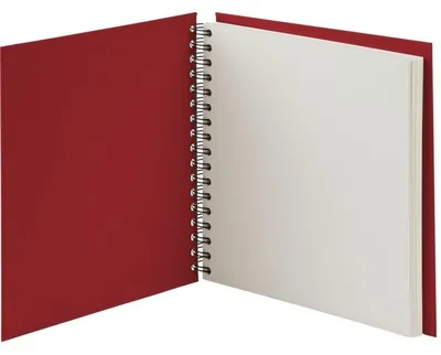 Image de Rössler Papier 1329452366 Livre photo à spirale SOHO - 23 x 23 cm, 60 pages, rouge