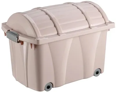 Productafbeelding van Azomor® Grote opbergbox met wielen en deksel, geschikt voor speelgoed en meer