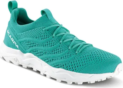 Scarpa Gecko City Freizeitschuh für Damen in Türkis mit atmungsaktivem Obermaterial und rutschfester Sohle.