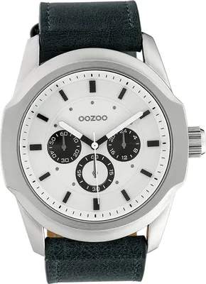 Produktbild von Oozoo Damen Armbanduhr schwarz Analog Timepieces Lederarmband D2UOC10317